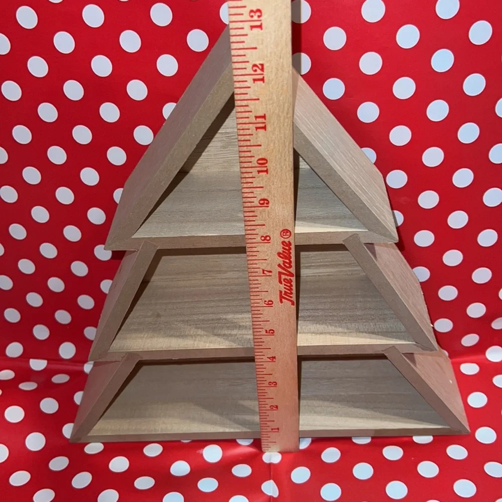 Target Bullseye's Playground Christmas New Wooden Display Decor Wall Shelf 12”